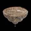 Stor Plafond Kristall Ø120cm Le Mans Guld