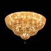Stor Plafond Kristall Ø120cm Le Mans Guld