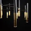 Stor Taklampa Ø100cm Oslo Svart & Guld