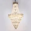 Stor Kristallkrona Ø110xH175cm Paris Krom