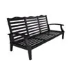 Loungesoffa Svart Aluminium Alicante 3-sits