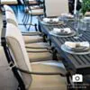 Matgrupp Utomhus 6 stolar St Tropez Svart Aluminium