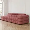 Soffa 3-sits 288cm Rosa Armstöd Höger - Paris