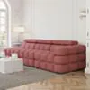 Soffa 3-sits 288cm Rosa Armstöd Höger - Paris