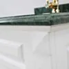 Kommod Badrum 60cm Nashville Vit - Grön Marmor