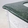 Kommod Badrum 60cm Ottawa Vit - Grön Marmor