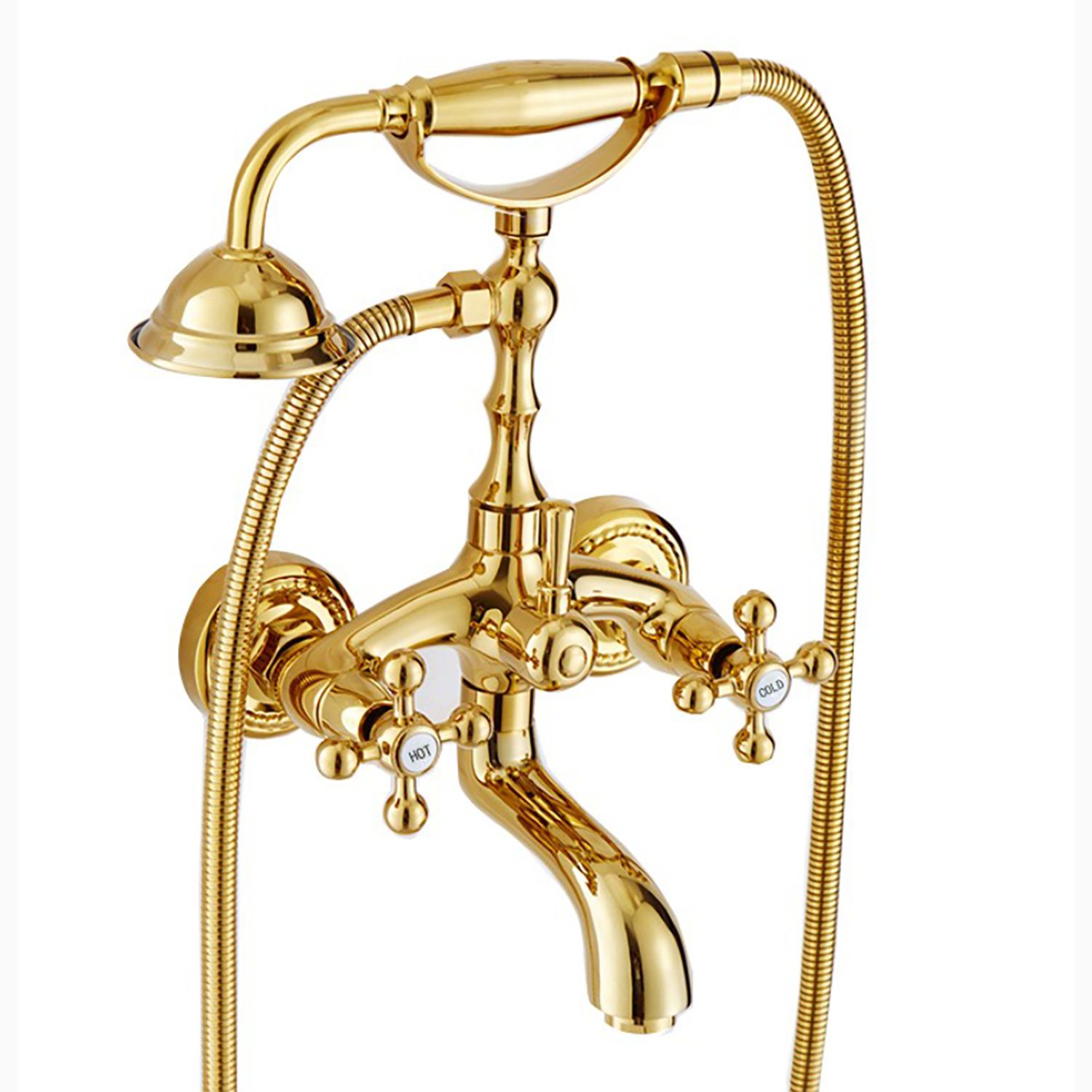 Badkarsblandare & Handdusch Guld - Kensington | Vesani