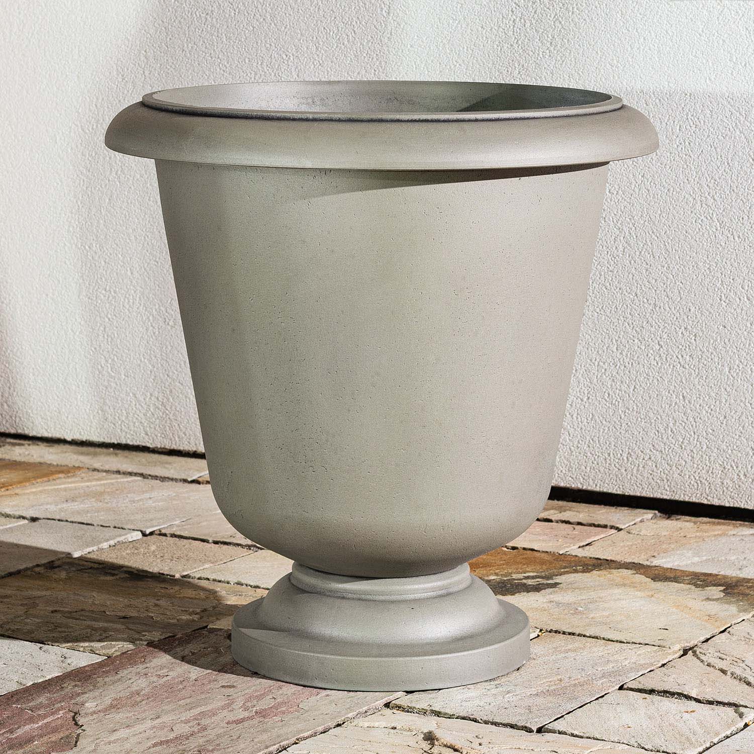 Stor Kruka Utomhus 71x73cm Grå - Gloria