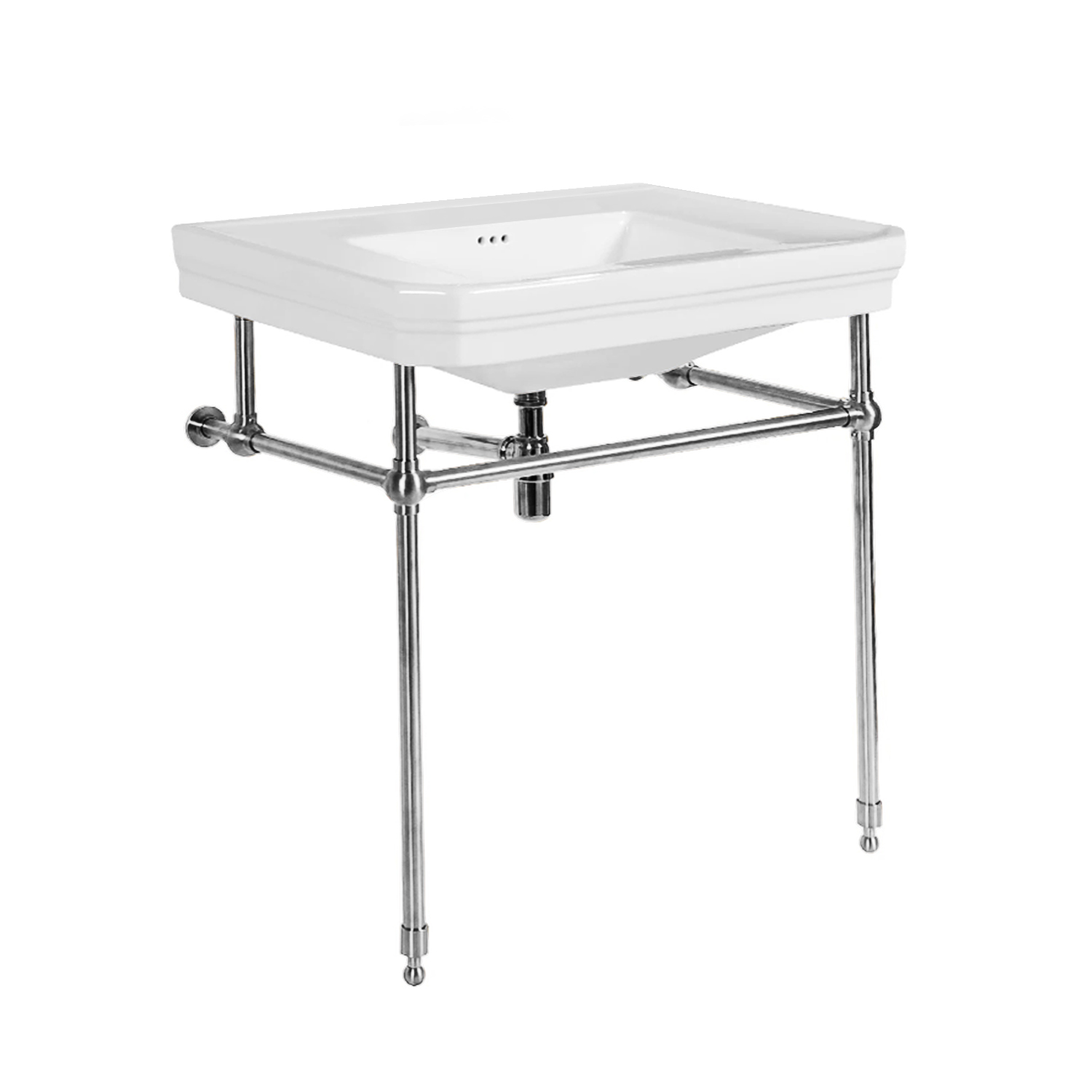 Tvättställ Handfat 81cm Med Kromben - Windsor