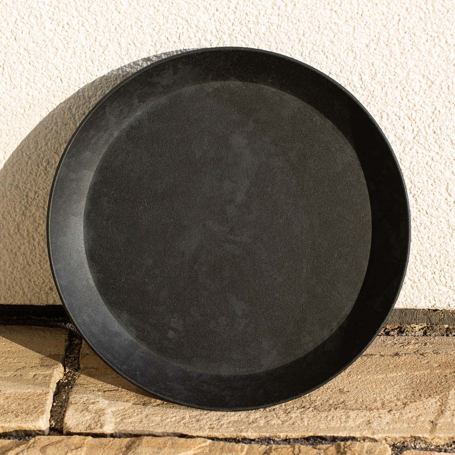 Svart Underlägg Utomhuskrukor Ø23cm