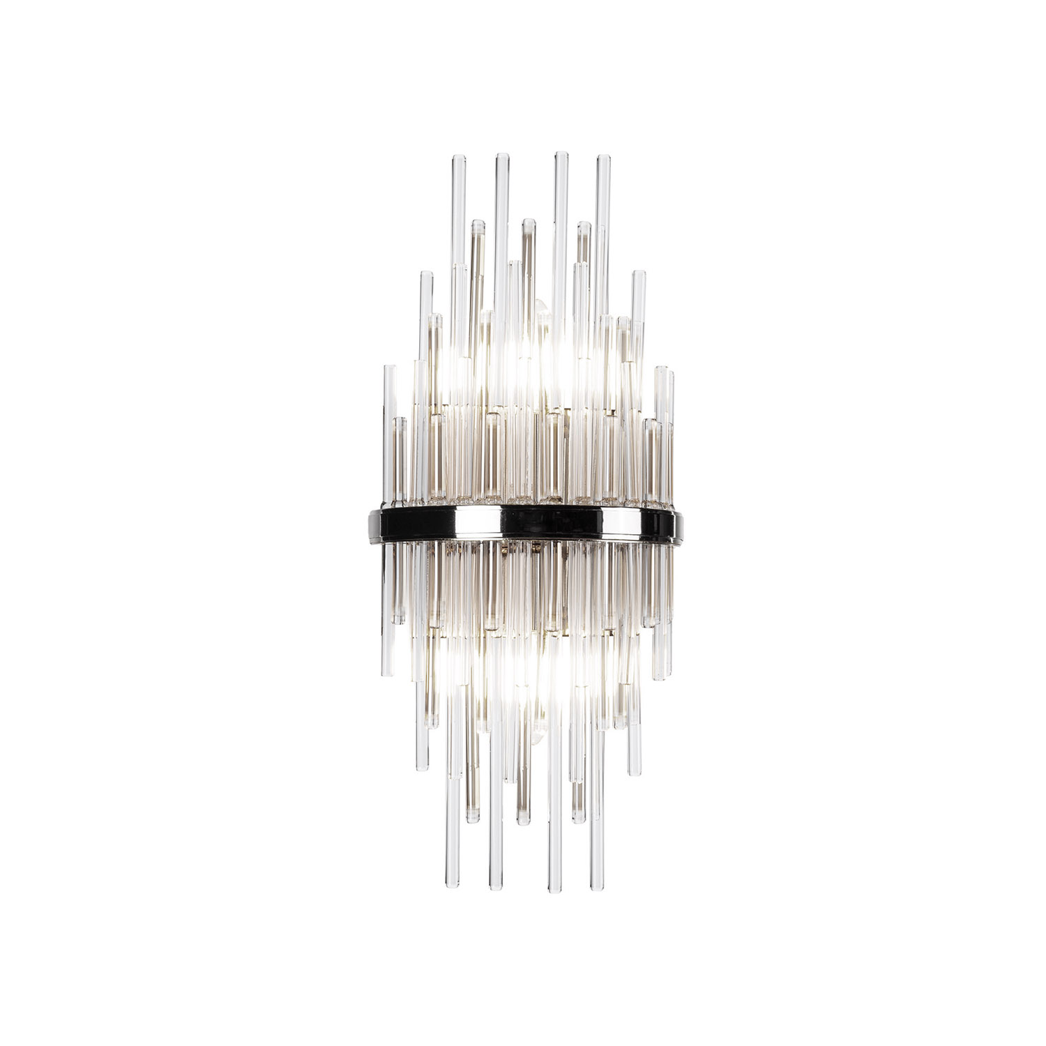 Kristall Vägglampa Krakow Krom H43cm