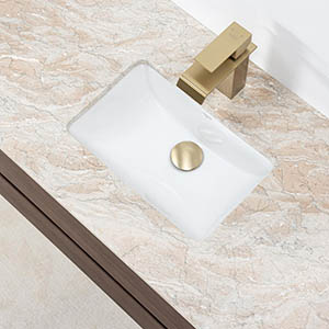 Marstrand kommod med tvättställ i beige äkta marmor Marstrand kommod med tvättställ i beige äkta marmor