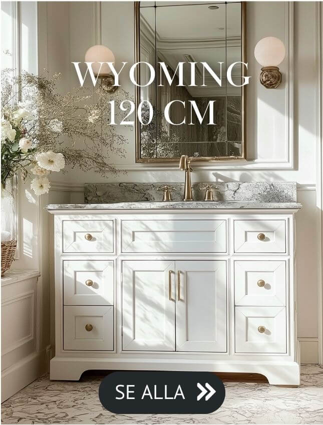 Se alla 120cm Wyoming kommoder