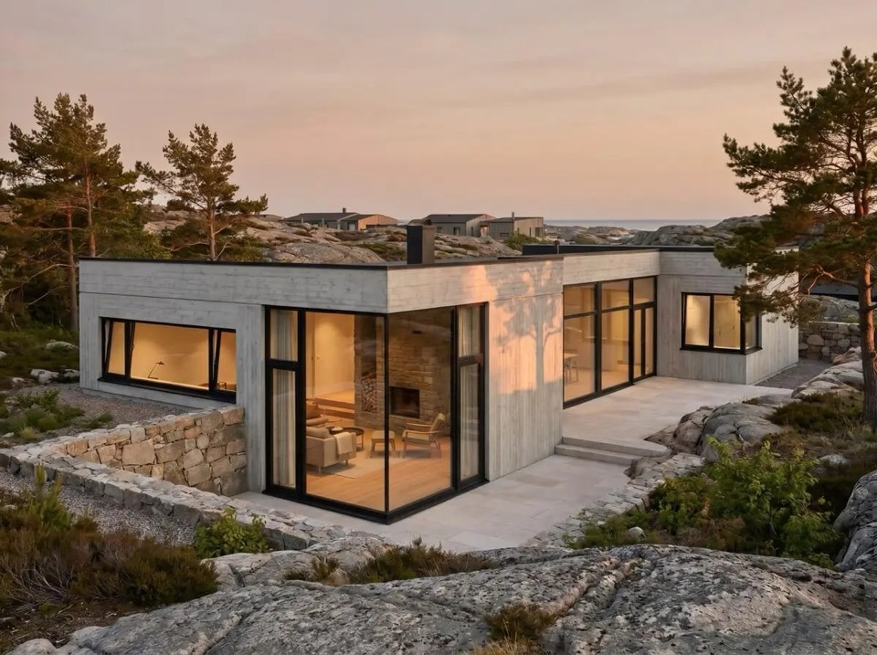 Modern villa med Slim