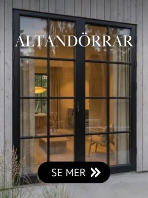 Altan- och fönsterdörrar i exklusiv design med möjlighet att skräddarsy efter din arkitektur