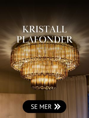 Kristallplafonder i olika storlekar och design, upptäck Vesanis belysningssortiment idag Kristallplafonder i olika storlekar och design, upptäck Vesanis stora belysningssortiment idag