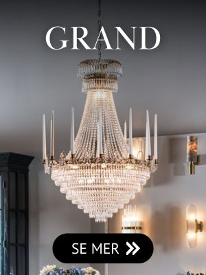 "Grand" kristallkronor i gustaviansk stil