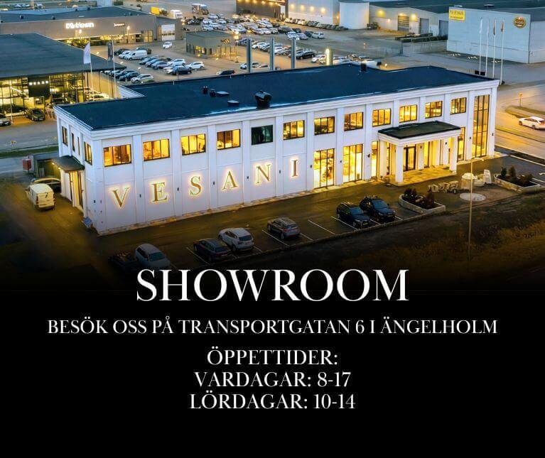 Besök vesanis nya showroom på Transportgatan 6 i Ängelholm Besök vesanis nya showroom på Transportgatan 6 i Ängelholm