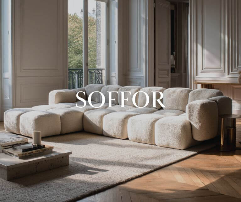 Upptäck vår moderna modulsoffa Paris, skräddarsys efter ditt rum och behov Upptäck vår moderna modulsoffa Paris, skräddarsys efter ditt rum och behov