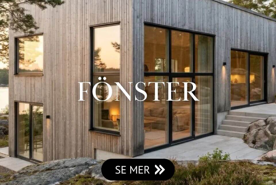 Hel-aluminium och trä-aluminium fönster från Vesani