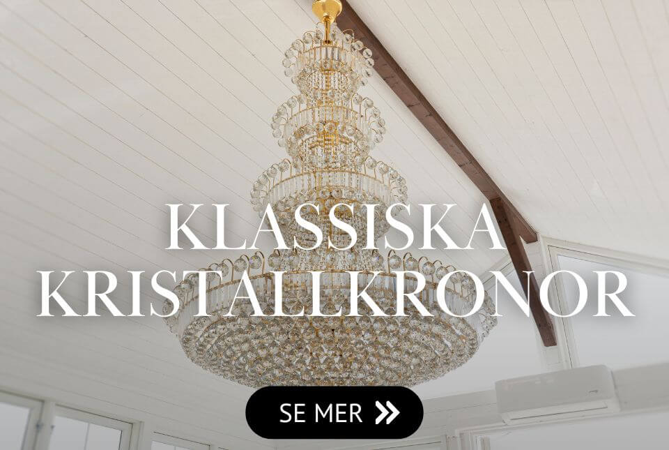 Moderna kristallkronor i italiensk design, nu till 20% Moderna kristallkronor i italiensk design, nu till 20%
