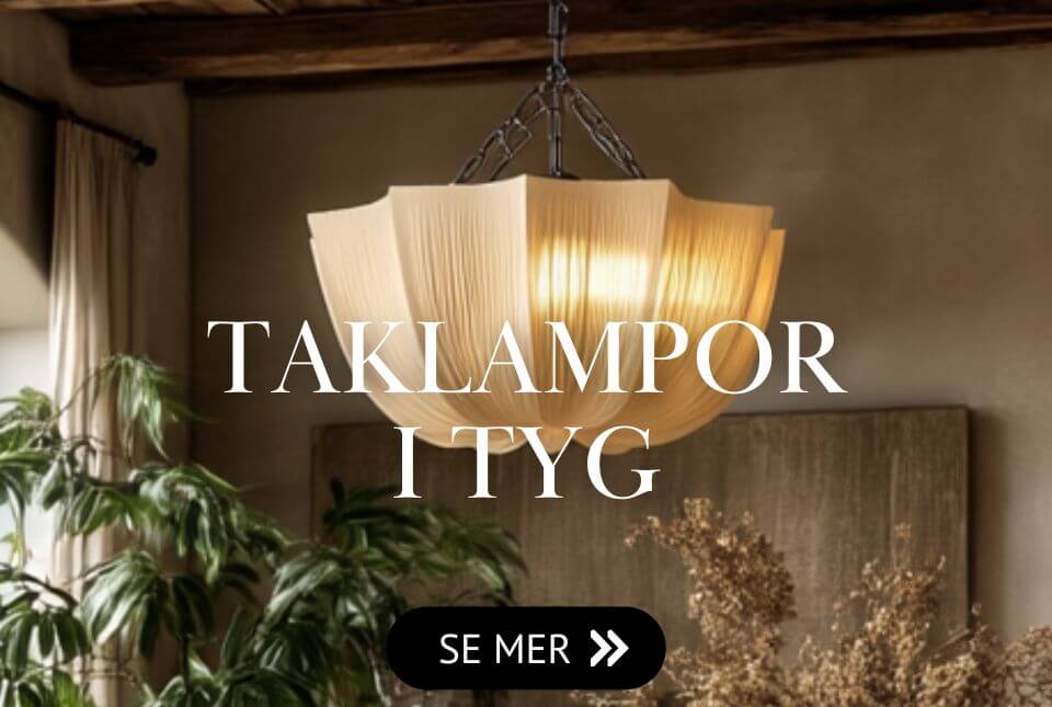 Japandi inspirerade taklampor i tyg Japandi inspirerade taklampor i tyg