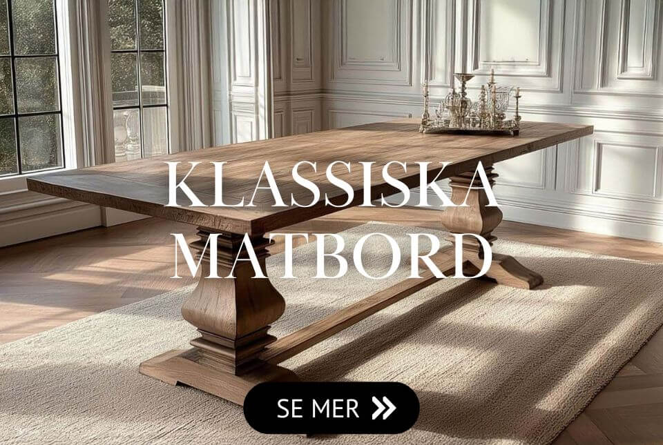 Klassiska matbord i massiv trä Klassiska matbord i massiv trä