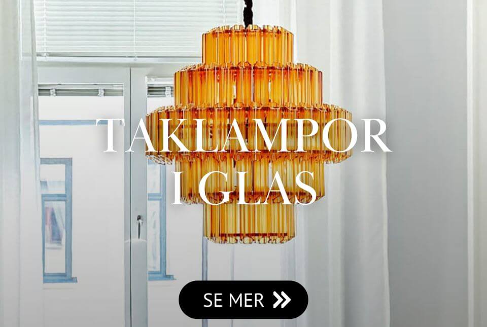 Taklampor & takkronor i glas & kristall