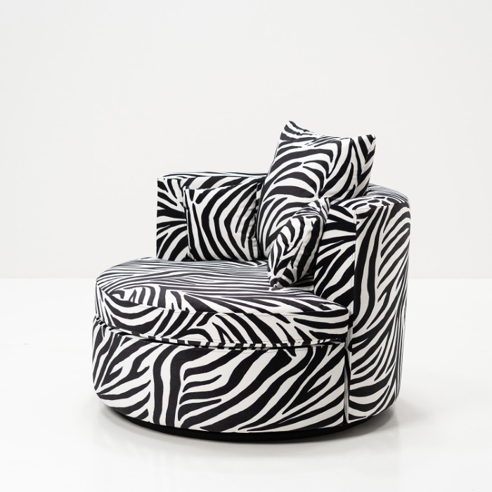 Snurrbar F&aring;t&ouml;lj Zebra