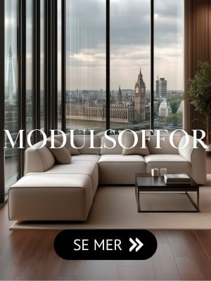 Modulsoffa London Med modulsoffan London får du en skräddarsydd lösning helt efter dina behov