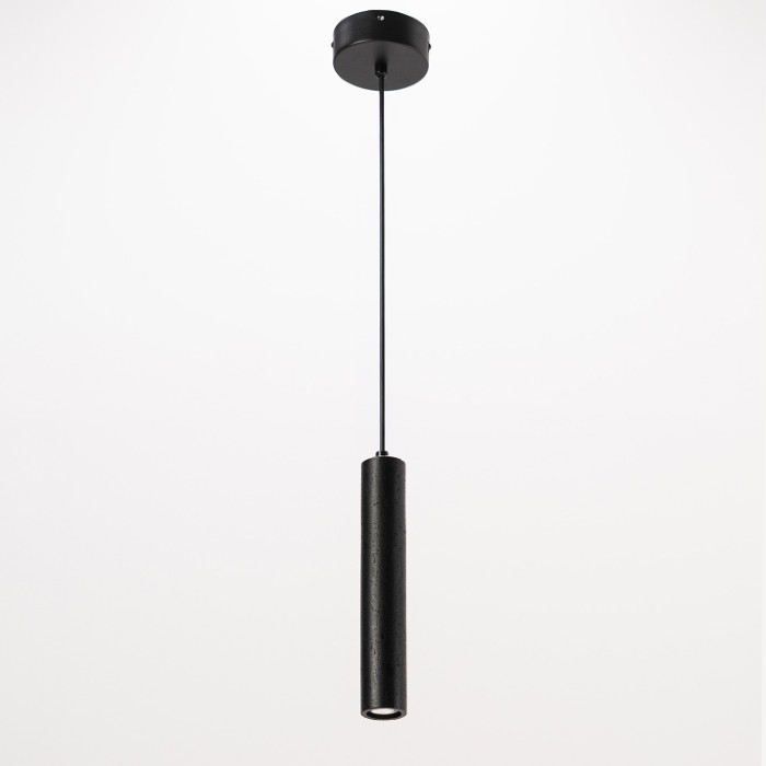 Pendellampa Svart Lavasten 28 cm - Vesuvio Pendellampa 28 cm
