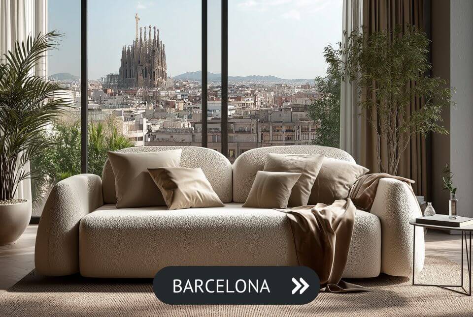 Soffa med b&auml;ddfunktion Barcelona