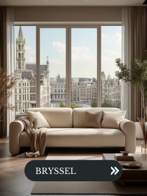 Soffa med b&auml;ddfunktion Bryssel