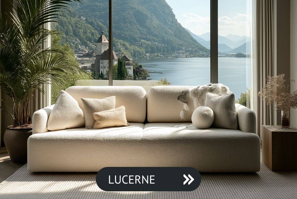 Soffa med b&auml;ddfunktion Lucerne