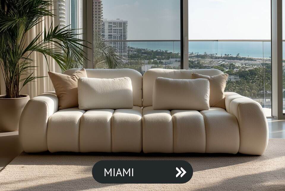 Soffa med b&auml;ddfunktion Miami