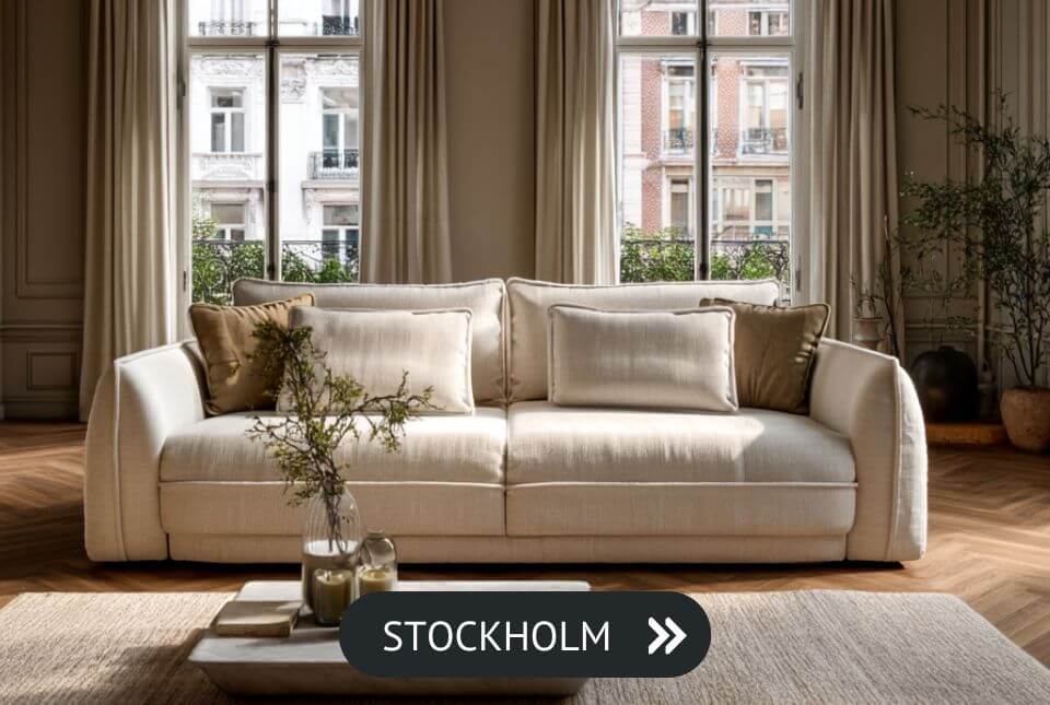Soffa med b&auml;ddfunktion Stockholm