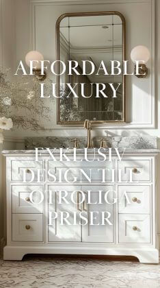 Badrum - Wyoming 120 Blå - Affordable Luxury