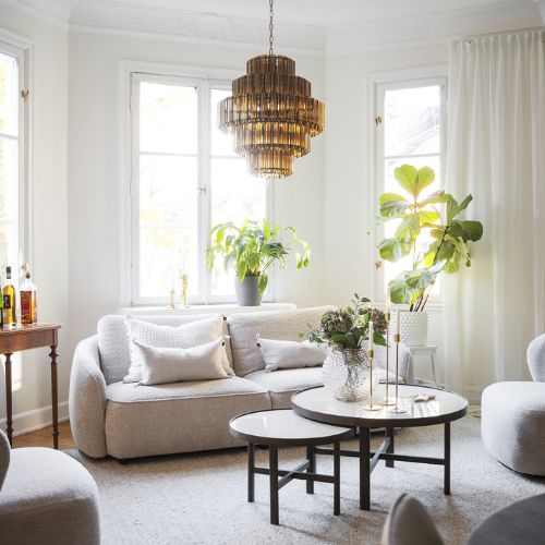 Kristallkrona Krom Ø65cm - Verona