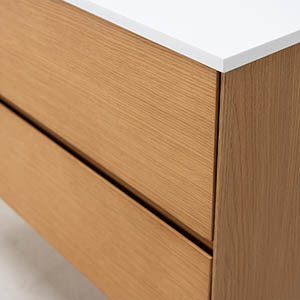 Marstrand - Modern kommod i ek 100cm Marstrand - Modern kommod i ek 100cm