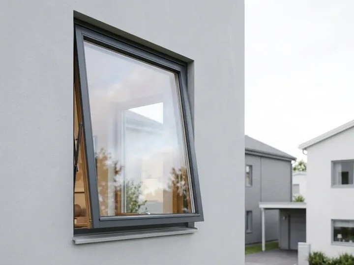 Fönster i trä/aluminium, trä eller hel aluminium