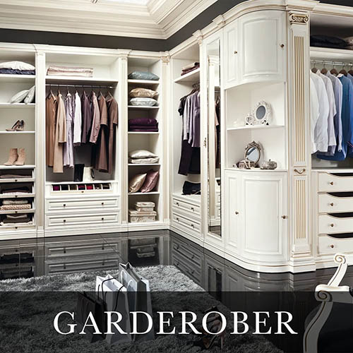 Garderober & walk in closets