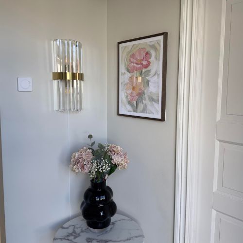 Modern kristallkrona guld Ø80cm - Texas