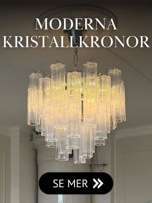 Kristallkronor & kristallampor i modern design Moderna kristallkronor