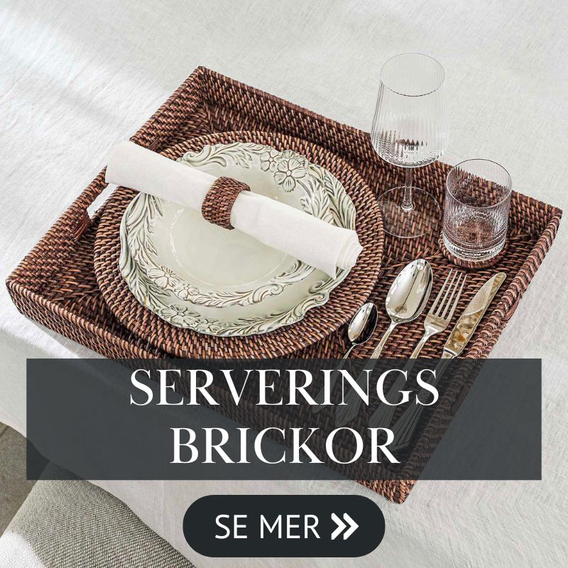 Serveringsbrickor & serveringsfat