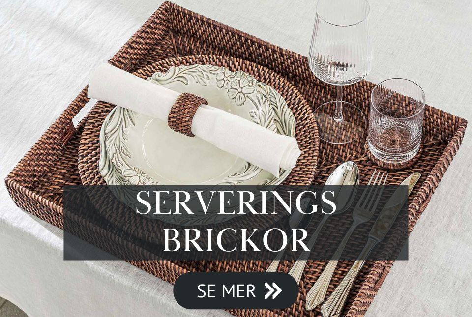 Serveringsbrickor & serveringsfat