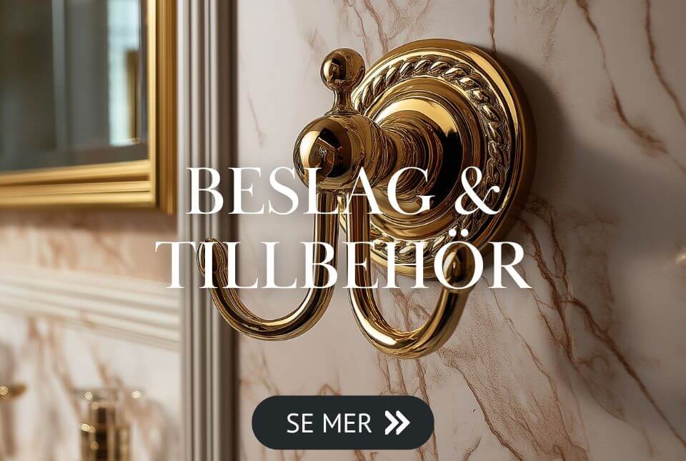 Badrumstillbeh&ouml;r, handdukstorkar, beslag & krokar
